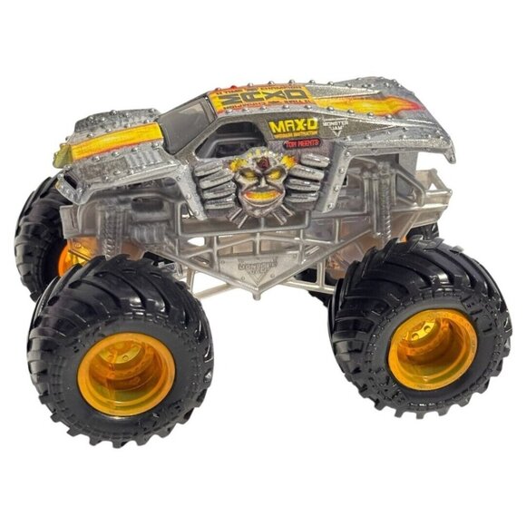 Hot Wheels Monster Jam 1:64 Max D Monster Truck See-Thru Crew Series Collectible - Picture 1 of 5
